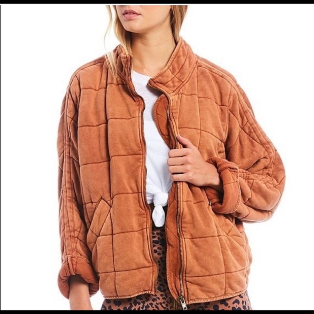 quilted free people jacket